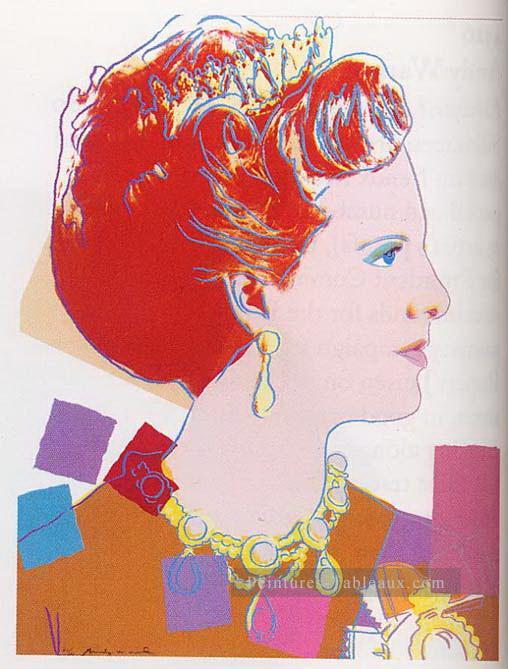 デンマーク女王マルグレーテ2世アンディ・ウォーホル油絵